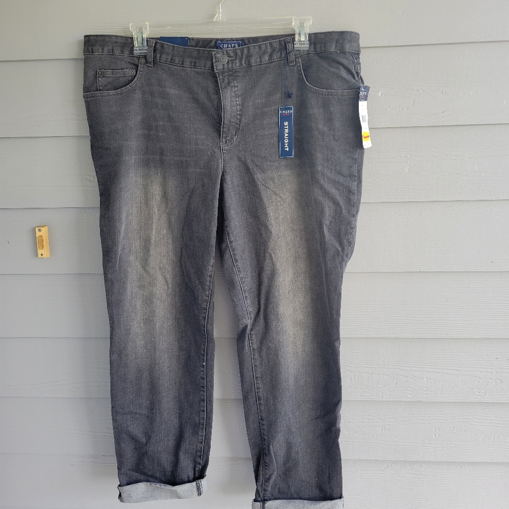 Chaps slimming straight jeans 20W